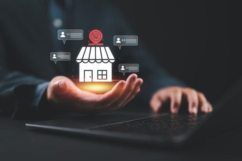 Helyi vállalkozások értékelése és ügyfél-visszajelzési rendszer mobil eszközön.