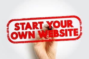 Indítsa el saját weboldalát szövegbélyegző.