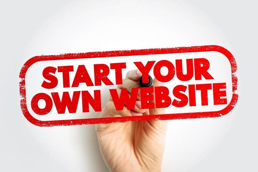 Indítsa el saját weboldalát szövegbélyegző.