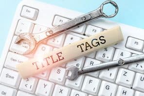 Üzleti bemutatás a HTML elemről, amely meghatározza egy weboldal címét.