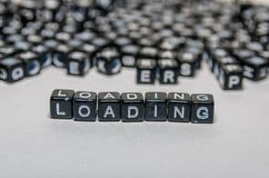 A betűkészlet betöltés.